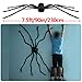Begleri Halloween Decorations Outdoor, 7.5 FT Giant Spider 90 Inch Largest & Furry Spider with Vivid Eyes Yard,Party Indoor Outdoor