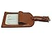 Leather Luggage Tag by AVIMA | Bag Tags Suitcase Tags Identifiers Travel Tags 2pc - Brown