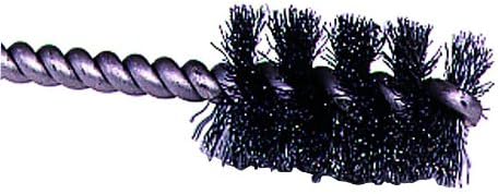 Weiler 21078 1" Power Tube Brush, .008" Steel Wire Fill, 1" Brush Length, Made in the USA