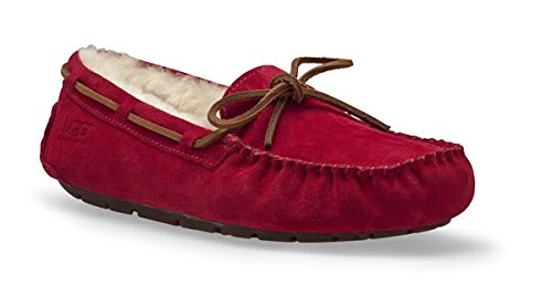 UGG Women's Dakota Moccasin, JESTER RED, 7 B US
