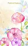 Password Logbook: A Premium Journal An Internet Address and Password Journal:Flower Orange: Password Journal & Notebook,internet password logbook,internet address logbook by
