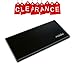 Avido Ultra-Slim 8000mAh Power Bank Charger with LED Light Dual USB 2.1A & 1A Output Portable External Thin Battery Power Pack for iPhone, iPad, Samsung, and Tablets - (Retail Packaging) Black