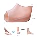 Sumifun Gel Height Increase Heel Sleeves, Relieve Foot Cracked Pain Skin Care Protector Socks, Invisible Increase Insole with Height 2.5cm