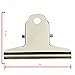 LI-GELISI Large Bulldog Clips, Metal Paper Clip, Bull Dog Clips Stainless Steel Bulldog/Hinge Paper Clip, Office Supplies 4 Pack-3 inch