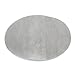 Beaulegan Repair Patches - 4 PCS Elbow Knee Iron-on Velvet Patches, Oval & Light Gray