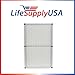 LifeSupplyUSA True HEPA Filter Replacement Compatible with Sears Kenmore 83195 F-K3 Filter fits 83254 83396 85254 Air Purifiers