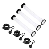 3 Sets Rubbermade Replacement Cas Can Spout & Parts KIT Blitz Old Style Gas Tank Pour Spout