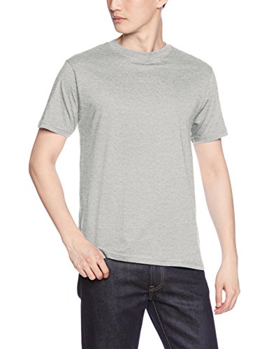 [プリントスター] 半袖 4.0オンス ライト ウェイト Tシャツ 00083-BBT [キッズ] 杢グレー 150cm (日本サイズ150相当)