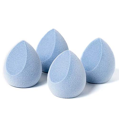 JUNO & Co. Microfiber Velvet Sponge, Latex-Free, Dual Layer Technology, Flawless Makeup Blender for Foundations, Powders and Creams (4 Velvet Sponge Bundle)