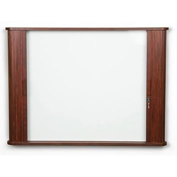 Tambour Door Cabinet Enclosed Magnetic 3 H X 4 W Whiteboard