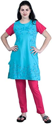 Duchess Women's Cotton Long Length Night Suit Set