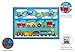 Wildkin Kids Rug for Boys and Girls, Features Skid-Proof Backing and Serged Borders, Made From Durable Nylon Material, Rugs Measures 5 x 7 Feet, BPA-Free, Olive Kids (Trains, Planes, and Trucks), One Size