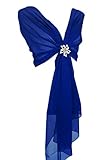 Alivila.Y Fashion Womens Chiffon Bridal Evening Soft Wrap Scarf Shawl