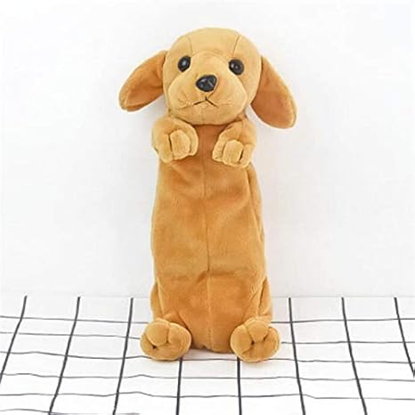Amazon Co Jp かわいい漫画ハスキー犬ぬいぐるみ筆箱人形子犬シュナウザー人形学校事務用品子供のための筆箱ギフト ゴールデンレトリバー ホーム キッチン