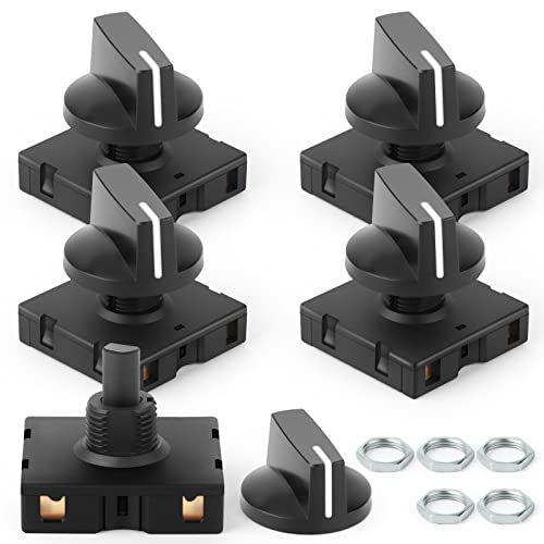 QCQIANG 5pcs 4 Position 3 Speed Selector Rotary Switch, 10(3A) 250VAC ...