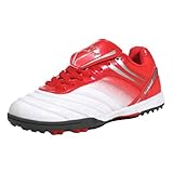 Tiebao Boys' Hard Ground Indoor Speed Patent Leather Football Shoe