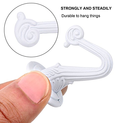 BBTO Swag Ceiling Hooks and Hardware Set, Swag Hooks with Steel Screws/Bolts and Toggle Wings