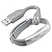 Getwow Replacement USB Charging and Data Transfer Cable Cord for Jawbone UP3 UP4 UP2 - 4 Inches - Gray