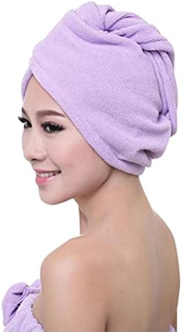 Womens Microfiber Bath Towel Hair Dry Hat Cap Quick Drying Muranba