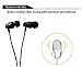 KingYou in-Ear Earbuds Earphone with Mic Premium Stereo Headphone Crystal Clear Sound Ergonomic Comfort-Fit iPhone, Android KS01(Black)