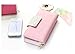 Augur Women's Multi-card Position Two Fold Purse Long Zipper Wallet Handbag handbag Pink