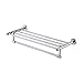 KES Bath Towel Rack with Rotatable Towel Bar 24 Inch SUS 304 Stainless Steel Bathroom Storage Organizer Shelf RUSTPROOF Wall Mount Polished Finish, A2115S60