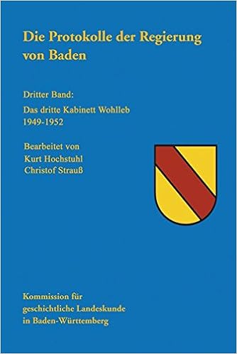 Buy Die Protokolle Der Regierung Von Baden Das Dritte Kabinett Wohleb 1949 1952 Book Online At Low Prices In India Die Protokolle Der Regierung Von Baden Das Dritte Kabinett Wohleb 1949 1952 Reviews