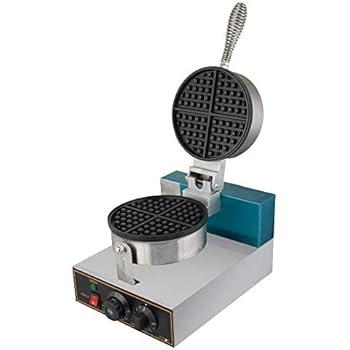 Professional Waffle Maker,vinmax Commercial Waffle Maker Waffle Maker Rotated Nonstick Electric Egg Cake Oven Puff Bread Maker (Shipping from US), 110V