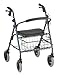 NOVA Medical Products Bariatric Rollator Walker, 400 lb Weight Capacity, Blue