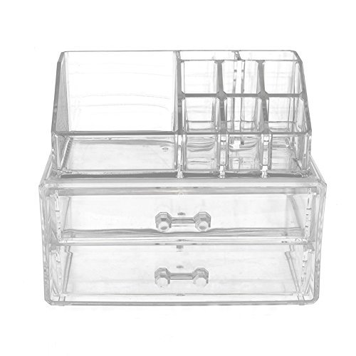 Galleon 2 Piece Detachable Makeup Organizer Cosmetic Storage