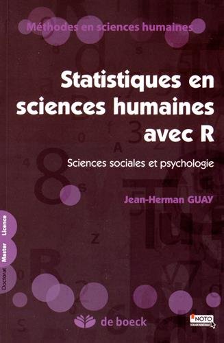 Statistiques en sciences humaines avec R