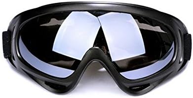 Angogo Ski Goggles Ski Snowboard Skate Goggles Adjustable UV Protective Motorcycle Goggles Outdoor Tactical Glasses Dust-proof Protective Combat (Gray)