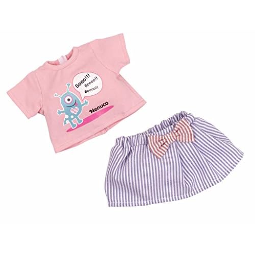 Nenuco - Set ropita casual con camiseta rosa y falda azul (Famosa 700011324) 60%OFF - membership.cidesco.org.au