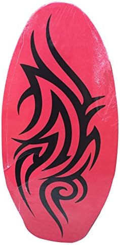 Tribal Skimboards Padded Wood Skimboard with Color Design (Style 3 Pink, 41")