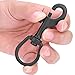 Vbestlife Scuba Diving Clips, Stainless Steel Swivel Eye Snap Hook Dive Single Ended Swivel Eye Bolt Hook Buckle Dog Clip Gear Equipment for Underwater Scuba Diving(Black - 100mm)