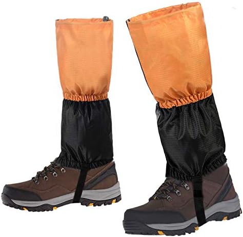 Veocore Gaiters for Hiking Waterproof Gaiter Shoes with Breathable Fabric for Man Woman Adjustable Boot Gaiters for Outdoor Research Climbing Fishing Hunting Trimming Grass