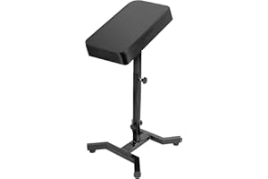 GEKUFA Tattoo Arm Rest Stand ArmRest for Tattooing Heavy-Duty Iron Tattoo Equipment 27.16-38.97" Adjustable Height Thickened Sponge PVC Leather Tailor-made Tool for Tattoo Artists