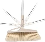 SWISSPACK Long Handled Dustpan and Brush Beige DP 1 Pack view 5