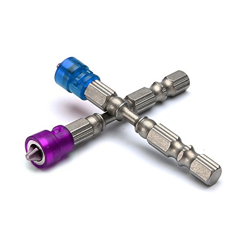 image for Yakamoz Magnetic Collar Design 10pcs 1/4 Inch Hex Shank PH2 Magnetic P