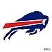 NFL Siskiyou Sports Fan Shop Buffalo Bills Logo Magnets 8 inch sheet Team Color
