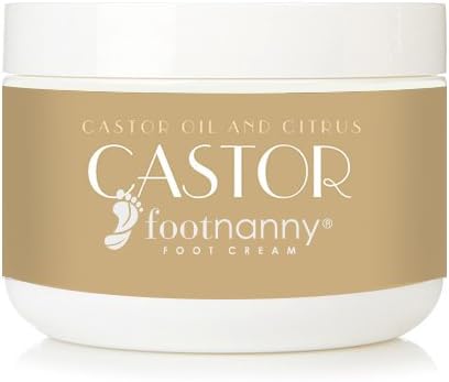 Footnanny - Castor Foot Cream - Soothes Cracked Heels and Dead Skin with an Old Fashion, Invigorating Formula