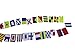 Maritime Signal Flags/Flag Set - String of 26 Flag - 8 Feet Long – Nautical/Maritime/Marine/Boat/Ship/Vessel/Nautical Decor (5029)