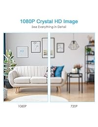 Cámara de seguridad WiFi NMORNG 1080P con visión nocturna, audio bidireccional, cámara IP de vigilancia doméstica inalámbrica con detección de movimiento, monitor de bebé mascota, control remoto de aplicaciones, almacenamiento en la nube y tarjetas SD
