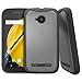 Moto E 2nd Gen Case - Poetic [Affinity Series] Moto E 2nd Gen Case - [TPU Grip Bumper] [Corner Protection] Protective Hybrid Case for Motorola Moto E 2nd Gen (2015) Frost Clear/Black