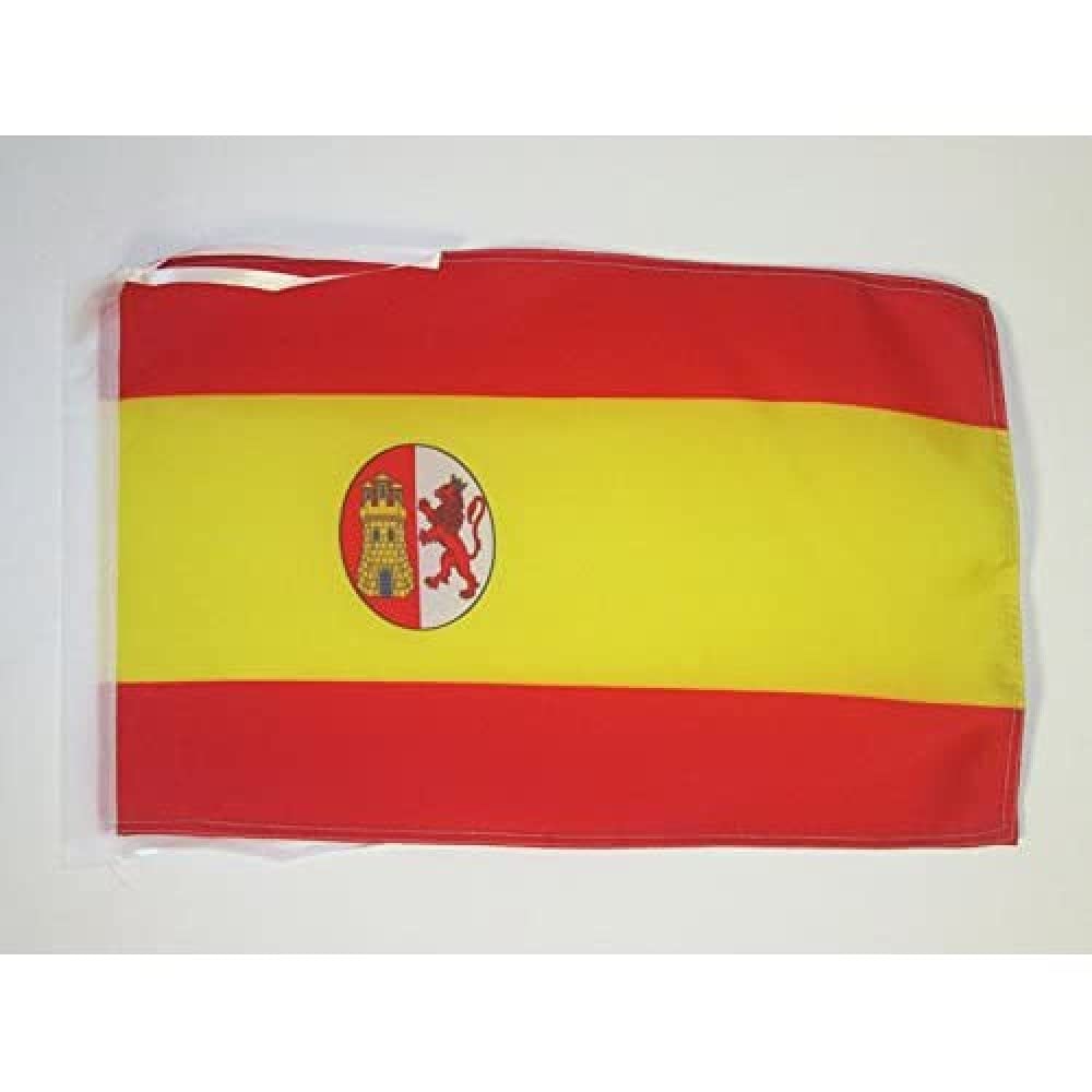 AZ FLAG - Spain Bourbon Restoration 1785-1931 Flag - 18'' x 12'' - 100% Polyester Spanish Small Banner with Two Cords - Fade Resistant - Vivid Colors - 18x12 in - 45x30 Cm