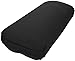 Bean Products Yoga Bolster - Handcrafted in The USA with Eco Friendly Materials - Studio Grade Support Cushion That Elevates Your Practice & Lasts Longer - Rectangle, Cotton Black