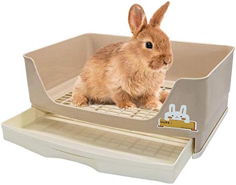 Gifty うさぎ トイレ 四角 40 30 大型 うさぎのトイレ ロップ フェレット チンチラ デグー モルモット 小動物 引き出し 大きめサイズ