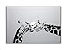 Two Giraffe in Love Apple Macbook Symbol Keypad Iphone Ipad Decal Skin Sticker Laptop
