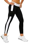 iLoveSIA Women's Running Capri Tights YOGA Pants Leggings