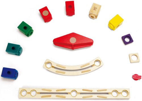Hape Quadrilla Wooden Marble Run Construction Speedway Wooden Marble Run Add-On Set